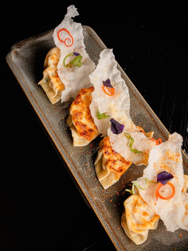 Gyozas de la Casa.