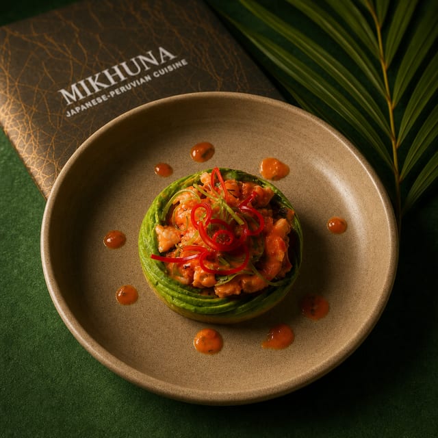 Rocoto Shrimp Avocado.