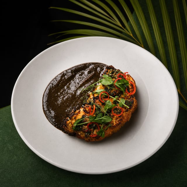 Charred Tatemada Cauliflower.