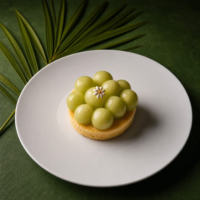 Hokkaido Melon Cheesecake.