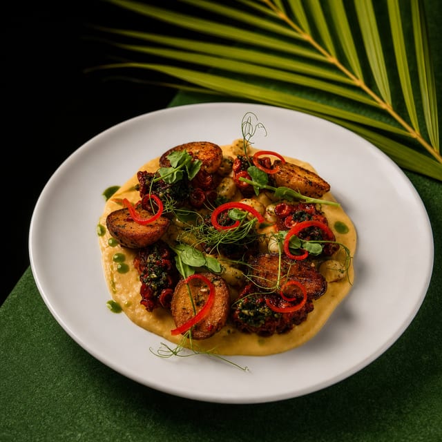 Salmon Anticuchero.