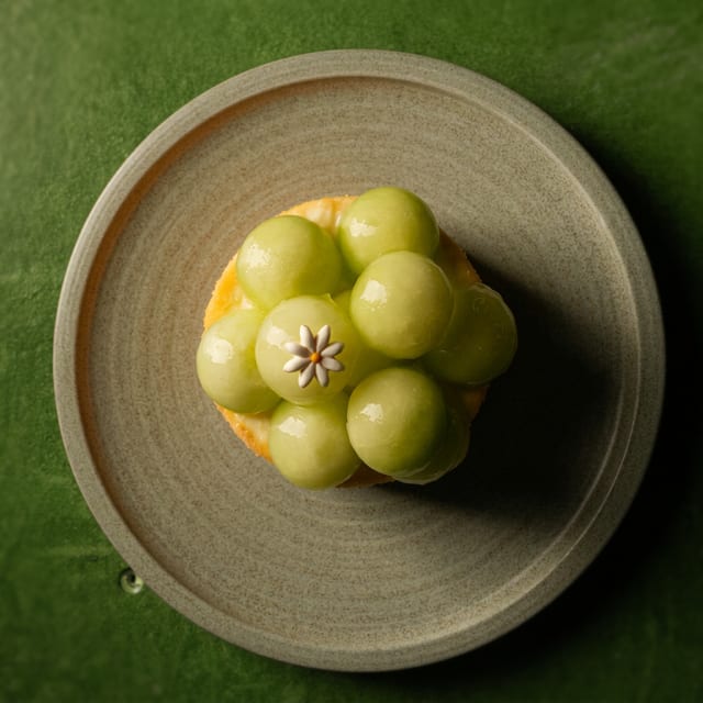 Hokkaido Melon Cheesecake.