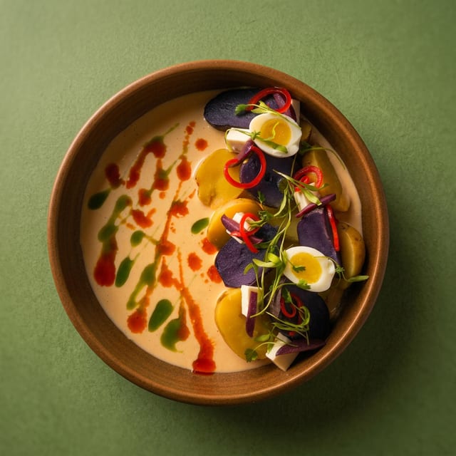 Huancaina Potato Classic.
